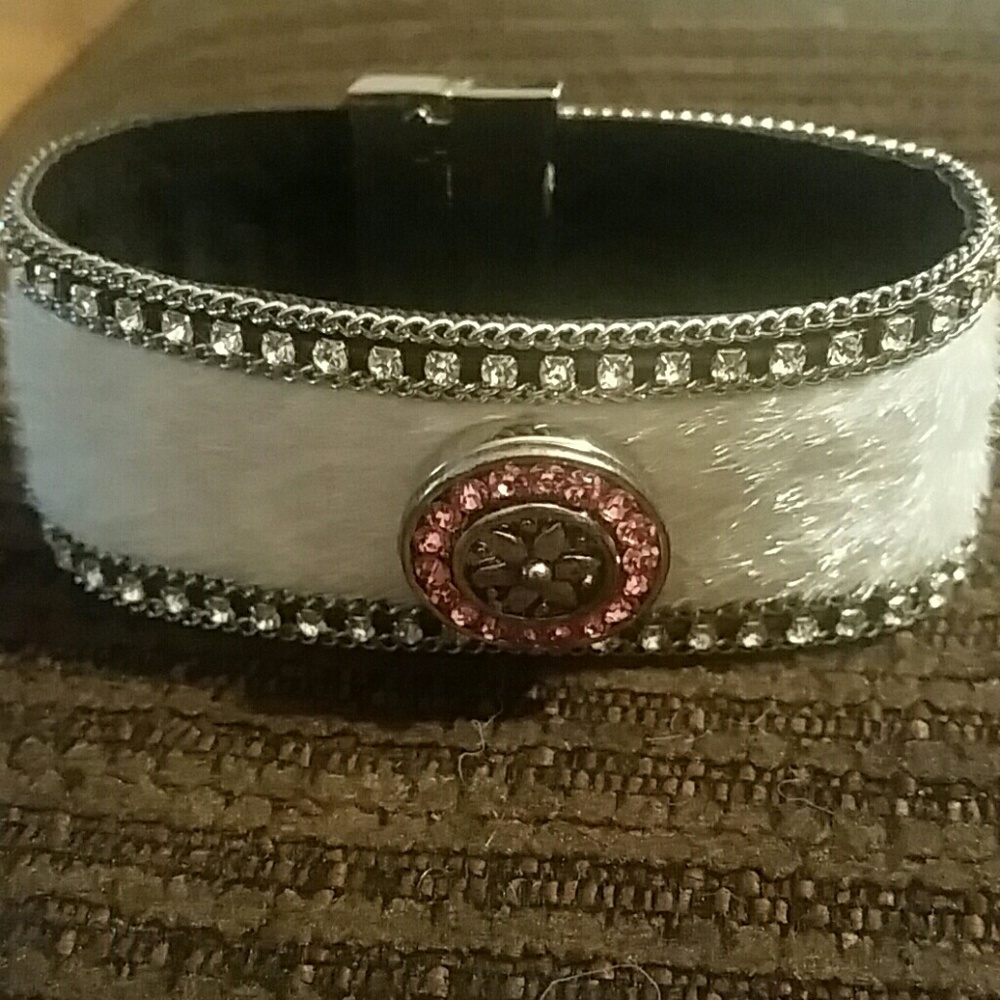 Horsehair Rhinestone Bracelet